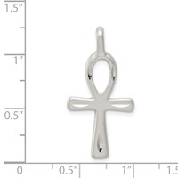 Sterling Silver Ankh Cross Pendant view 3