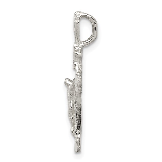 Sterling Silver INRI Crucifix Pendant