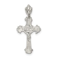 Sterling Silver Inri Crucifix Pendant view 4