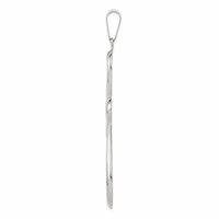 Sterling Silver Rhodium-plated Cross Pendant view 2