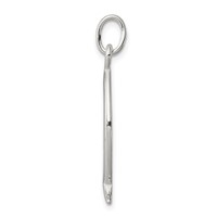 Sterling Silver Ichthus Fish Cross Charm view 2