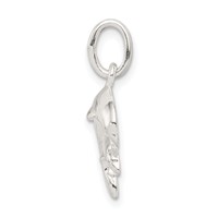 Sterling Silver Dolphins Charm view 2