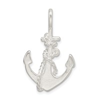 Sterling Silver Anchor Charm view 3