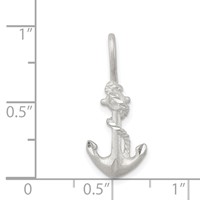 Sterling Silver Anchor Charm view 4
