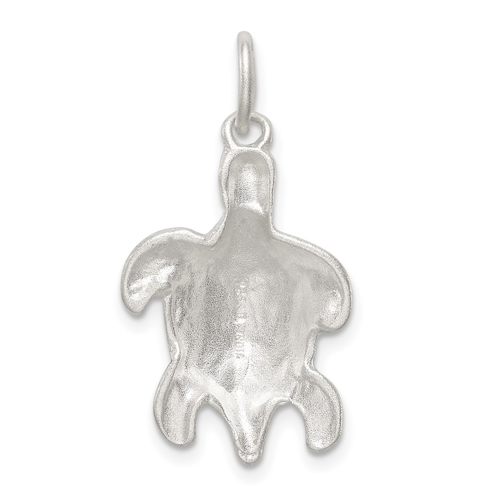 Sterling Silver Turtle Charm (QC2063)