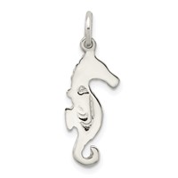 Sterling Silver Seahorse Charm view 3