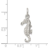 Sterling Silver Seahorse Charm view 4
