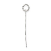 Sterling Silver Rhodium-plated Bride & Groom Disc Charm view 2