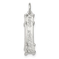 Sterling Silver Golden Gate Bridge Charm view 1