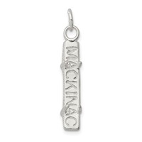 Sterling Silver Mackinac Bridge Charm view 1