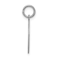 Sterling Silver Rhodium-plated Breakapart Mizpah Charm view 2