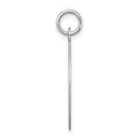 Sterling Silver Rhodium-plated Holy Communion Disc Charm view 2