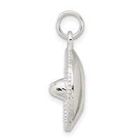 Sterling Silver Sombrero Charm view 2