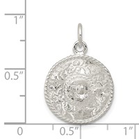 Sterling Silver Sombrero Charm view 4