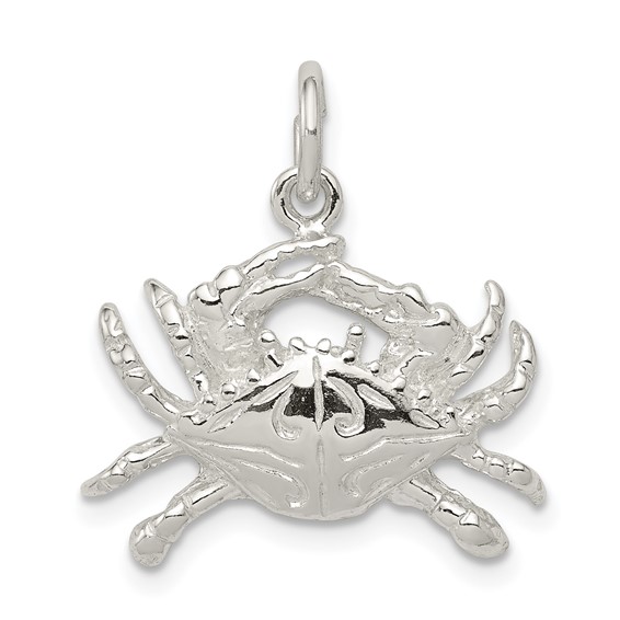 Sterling Silver Crab Pendants