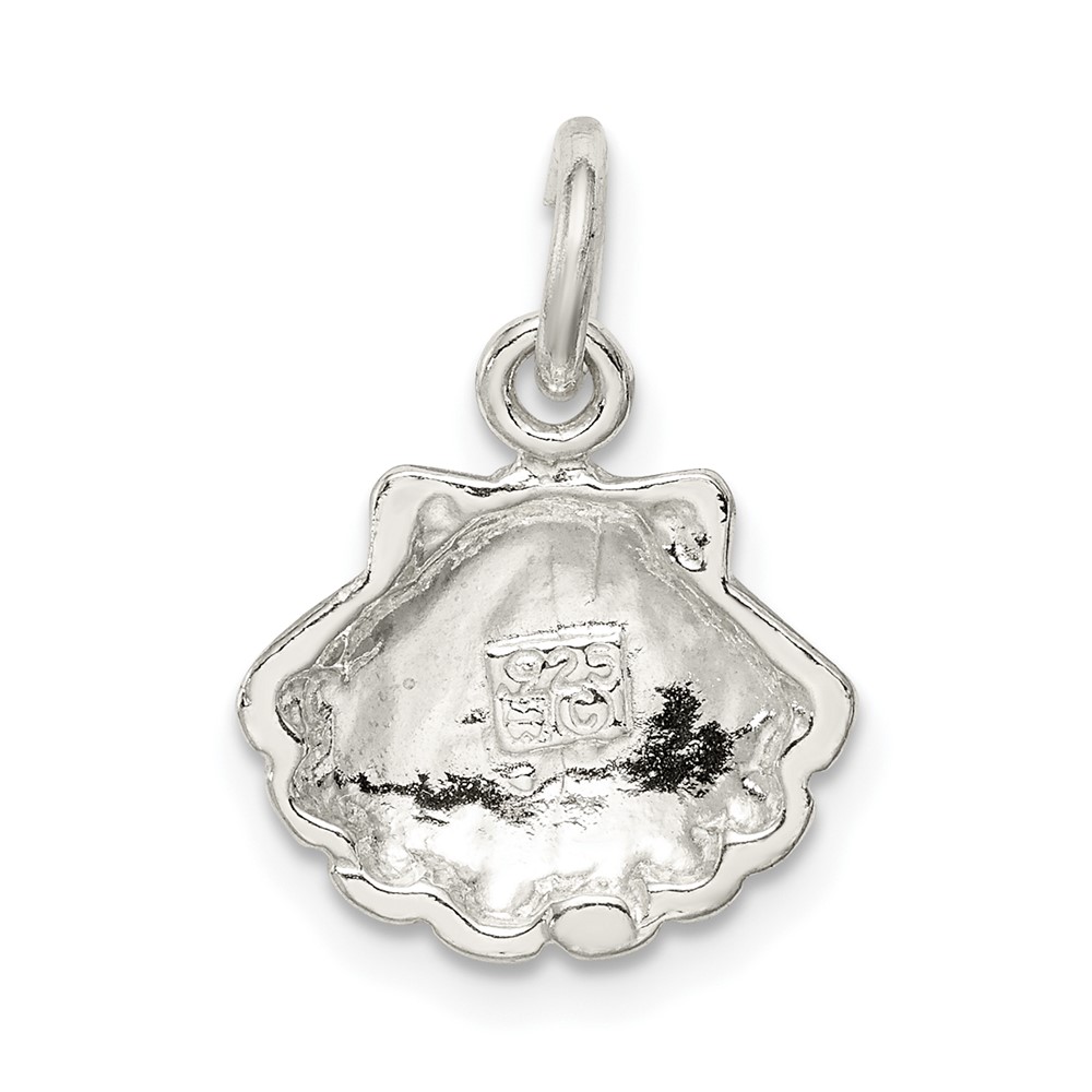 Sterling Silver Shell Charm (QC2524)