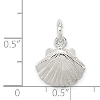 Sterling Silver Shell Charm view 3