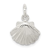 Sterling Silver Shell Charm view 1