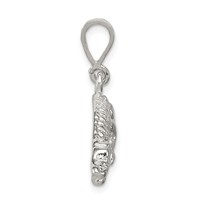 Sterling Silver Alligator Charm view 2