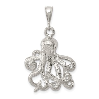 Sterling Silver Octopus Pendants
