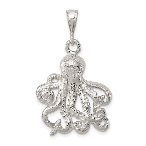 Sterling Silver Octopus Pendants