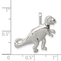 Sterling Silver T-Rex Pendant view 3
