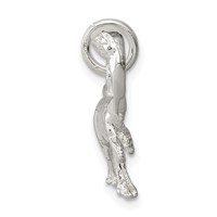 Sterling Silver Raptor Charm view 2