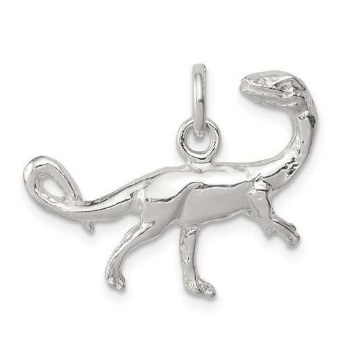 Sterling Silver Polished Raptor Charm