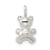 Sterling Silver Teddy Bear Charm view 3