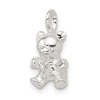 Sterling Silver Teddy Bear Charm view 5