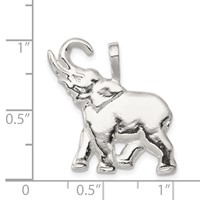 Sterling Silver Elephant Charm view 4