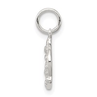 Sterling Silver Crown Charm view 2