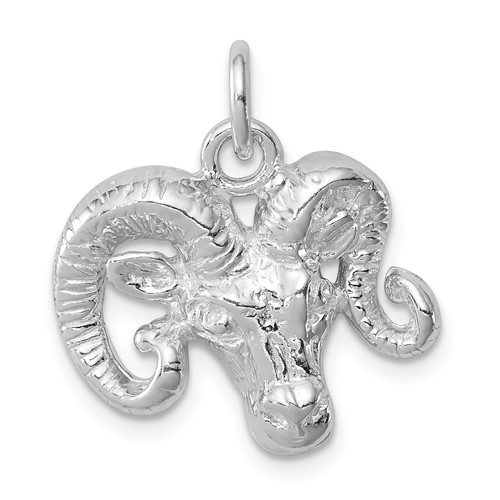Sterling Silver Ram Charm
