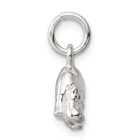 Sterling Silver Hippo Charm view 2