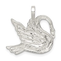 Sterling Silver Swan Charm view 3