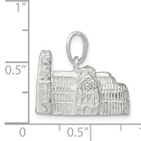 Sterling Silver Westminster Abbey Charm view 4