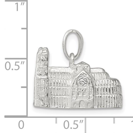 Sterling Silver Westminster Abbey Charm
