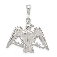 Sterling Silver Eagle Charm view 1