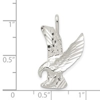 Sterling Silver Eagle Charm view 4