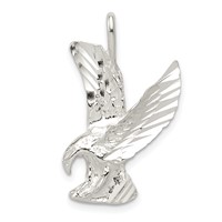 Sterling Silver Eagle Charm view 1