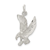 Sterling Silver Eagle Charm view 1