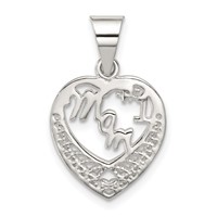 Sterling Silver #1 Mom Charm view 1
