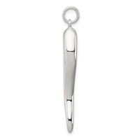 Sterling Silver Italian Horn Pendant view 2