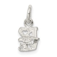 Sterling Silver Love Charm view 4