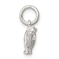 Sterling Silver Cow Charm view 2