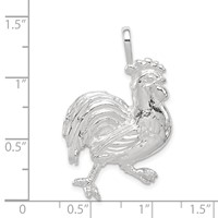 Sterling Silver Rooster Charm view 4
