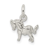 Sterling Silver Horse Charm view 3