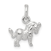 Sterling Silver Horse Charm view 1