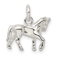 Sterling Silver Horse Charm view 3