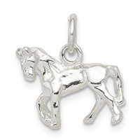 Sterling Silver Horse Charm view 1